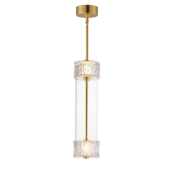 ET2 E11082-124NAB LED Pendant, Natural Aged Brass