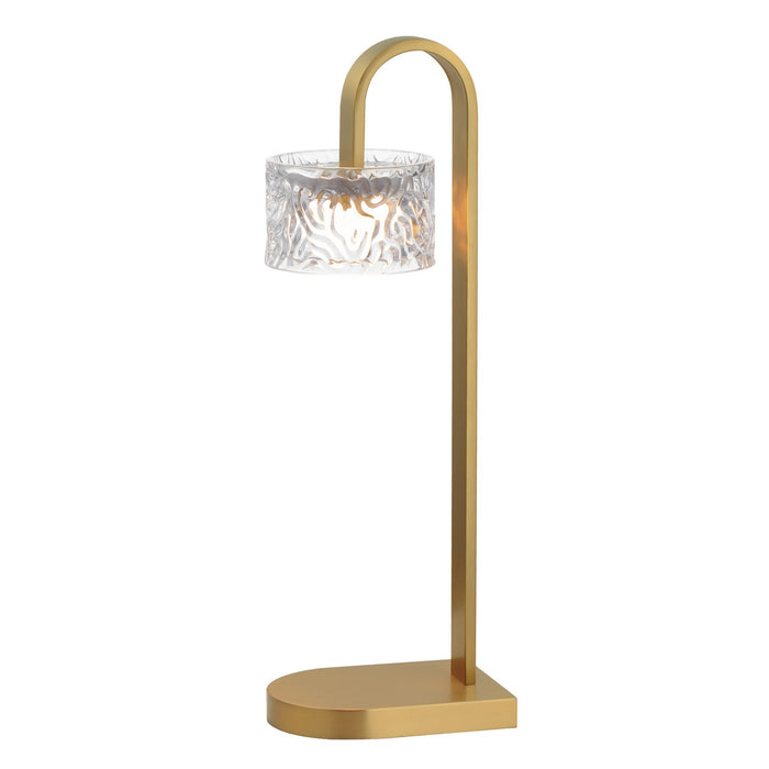 ET2 E11087-124NAB LED Table Lamp, Natural Aged Brass