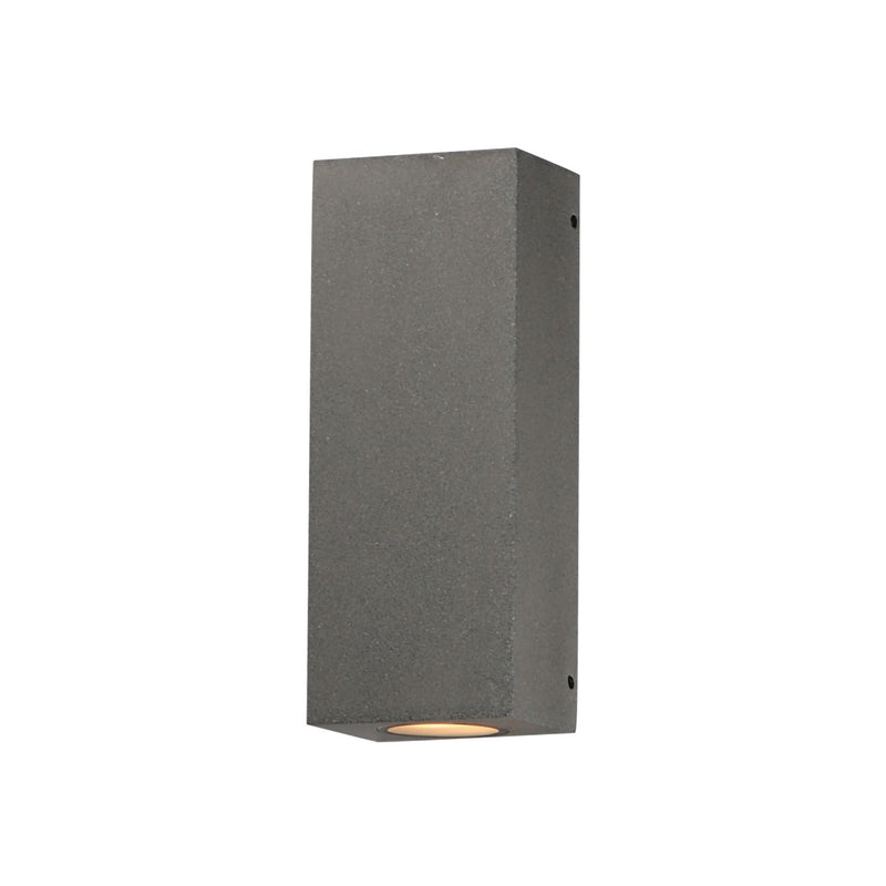 ET2 E14374-GSN LED Outdoor Wall Sconce, Greystone