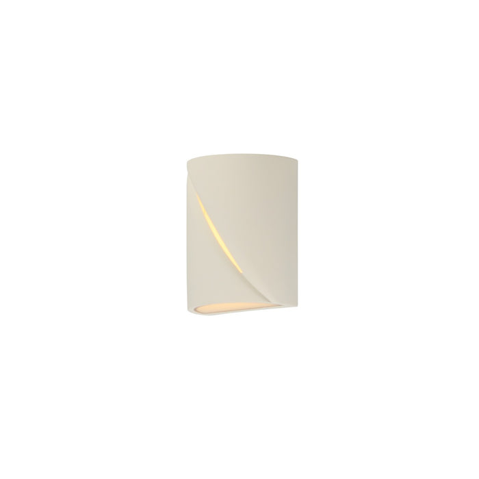 ET2 E14390-CHK LED Outdoor Wall Sconce, Chaulk White