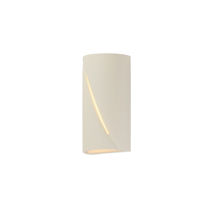 ET2 E14392-CHK LED Outdoor Wall Sconce, Chaulk White