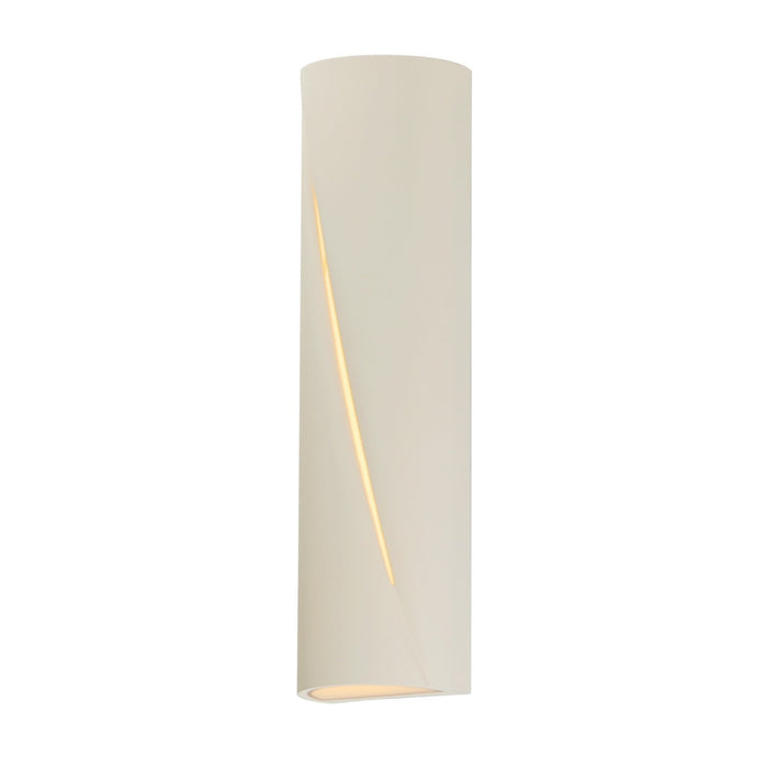 ET2 E14396-CHK LED Outdoor Wall Sconce, Chaulk White