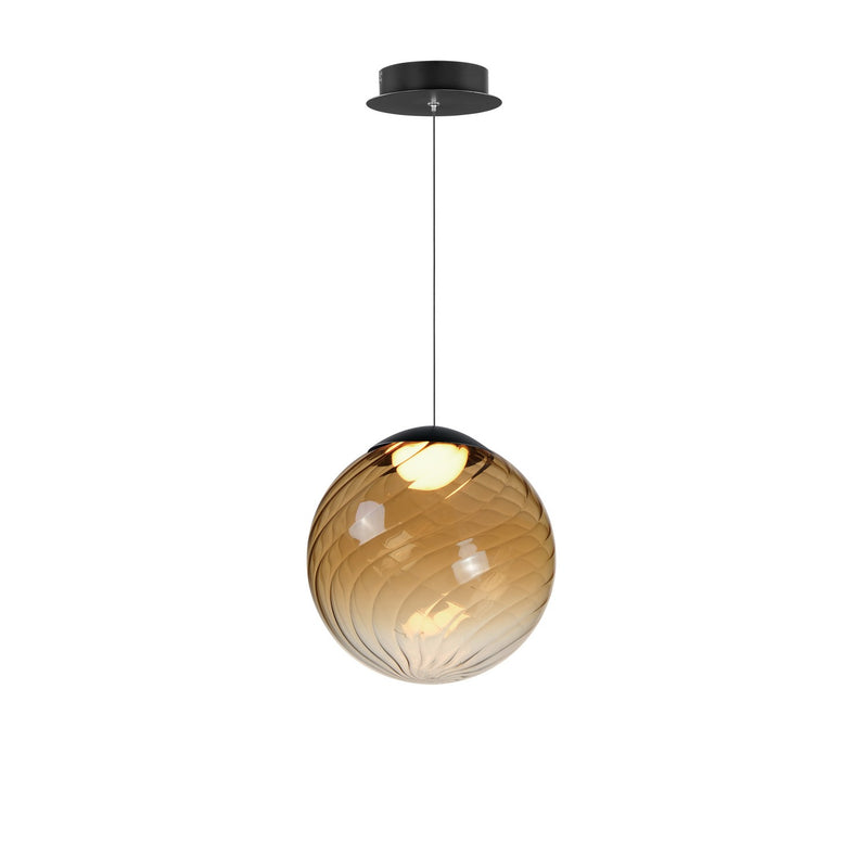 ET2 E24189-05BK LED Pendant, Black