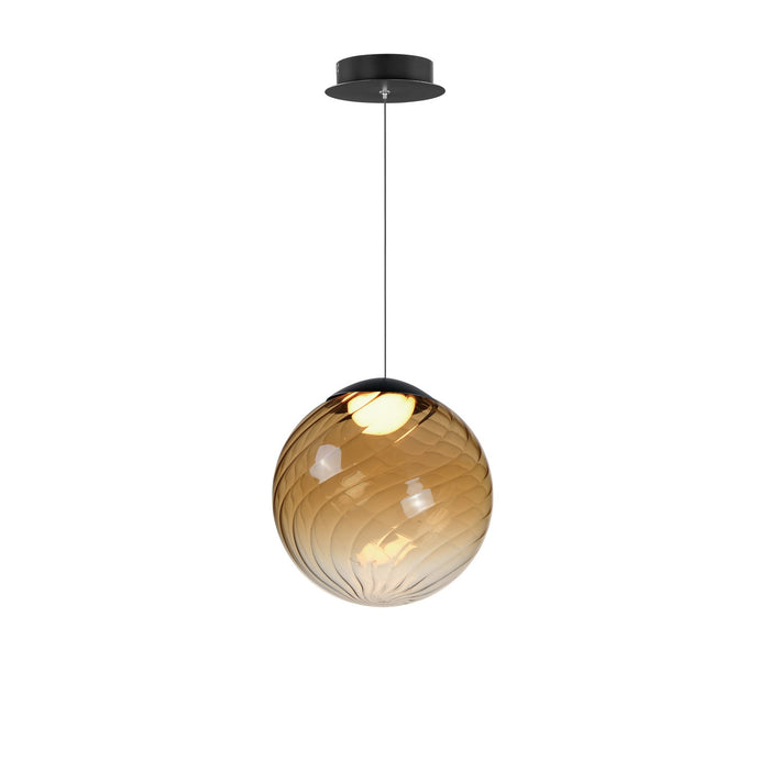ET2 E24189-05BK LED Pendant, Black