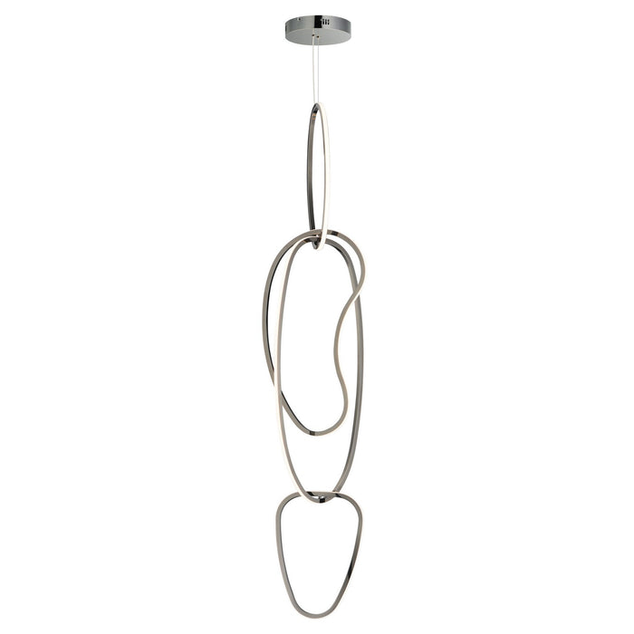 ET2 E24617-BC LED Pendant, Black Chrome