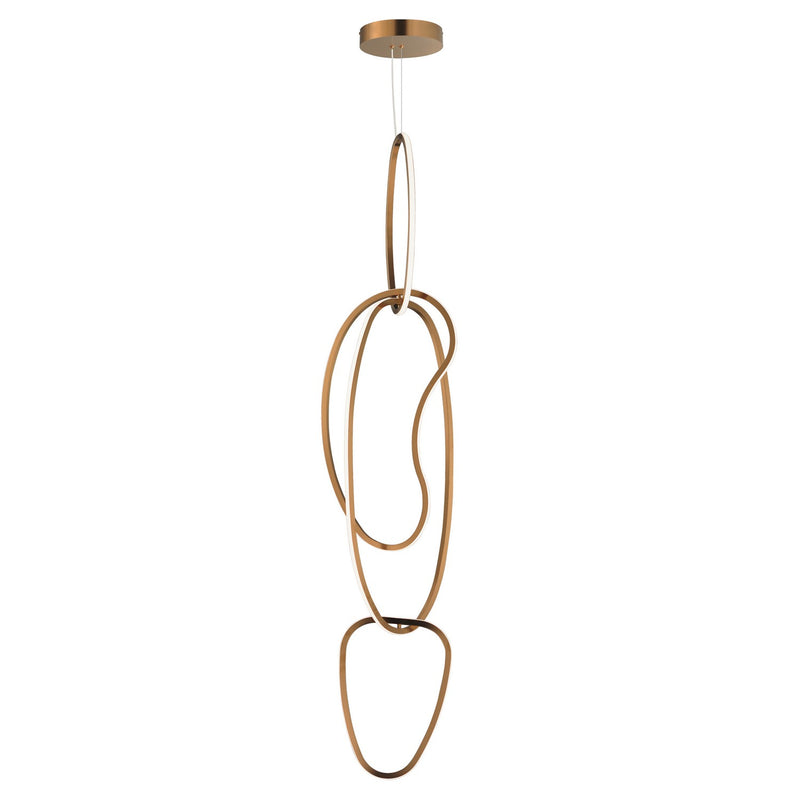ET2 E24617-BCN LED Pendant, Brushed Champagne