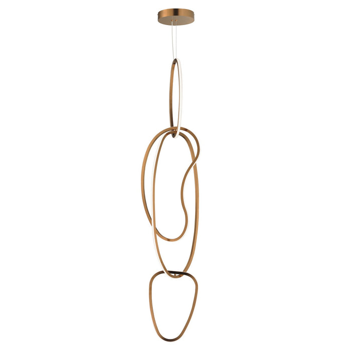 ET2 E24617-BCN LED Pendant, Brushed Champagne