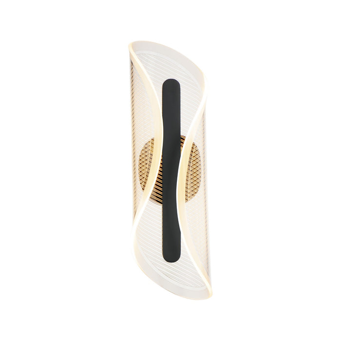 ET2 E24711-144BK LED Wall Sconce, Black