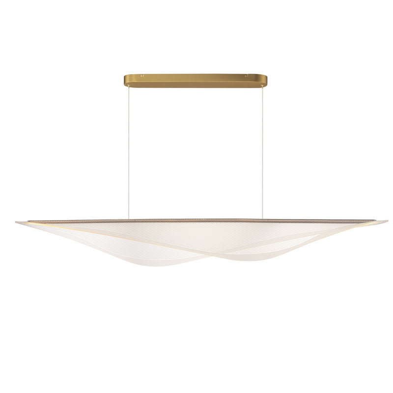 ET2 E24718-144GLD LED Linear Pendant, Gold