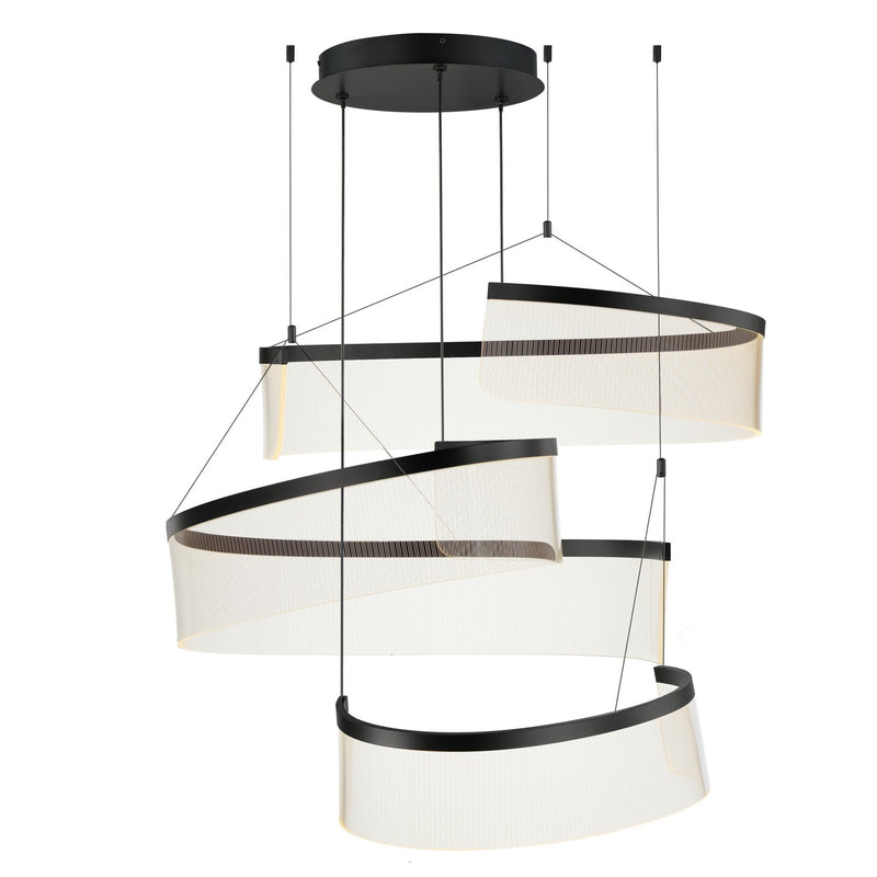 ET2 E24776-133BK LED Pendant, Black