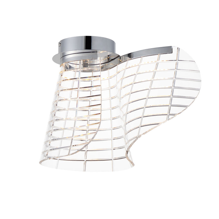 ET2 E24810-82PC LED Flush Mount, Polished Chrome