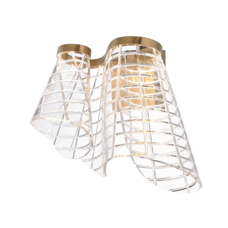 ET2 E24811-82BCN LED Wall Sconce, Brushed Champagne