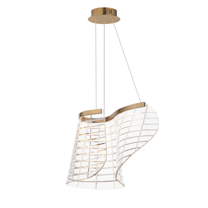 ET2 E24812-82BCN LED Pendant, Brushed Champagne