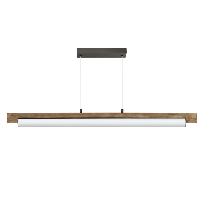 ET2 E24932-DWCHL LED Linear Pendant, Driftwood / Charcoal
