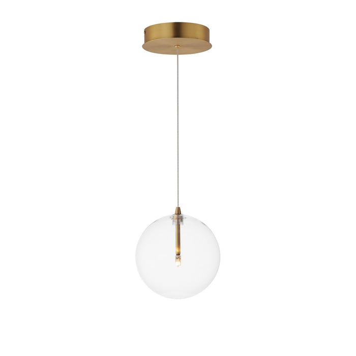 ET2 E25071-18NAB LED Pendant, Natural Aged Brass