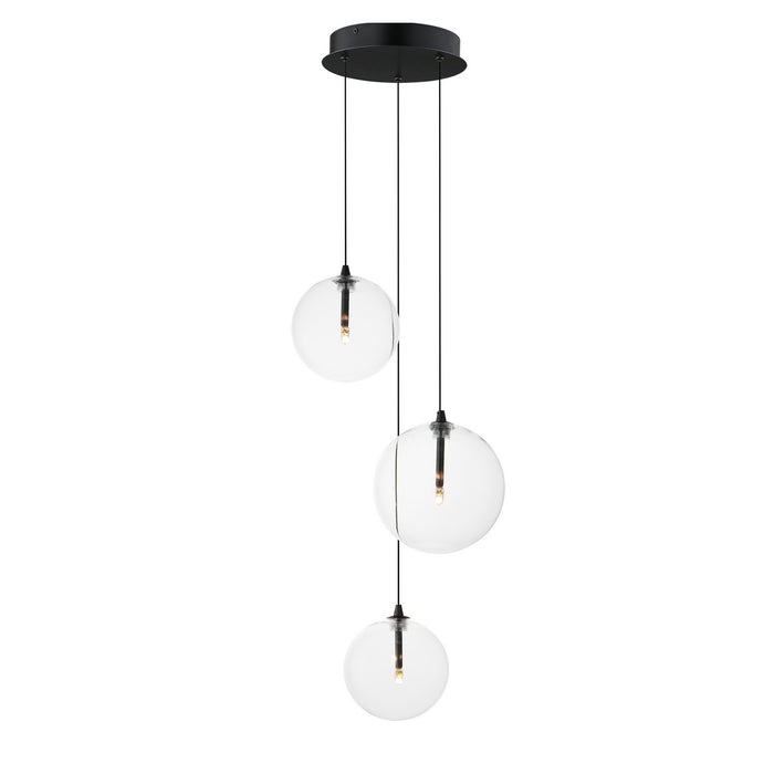ET2 E25073-18BK LED Pendant, Black