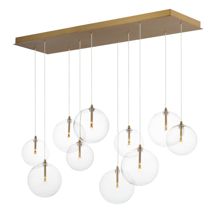 ET2 E25079-18NAB LED Pendant, Natural Aged Brass