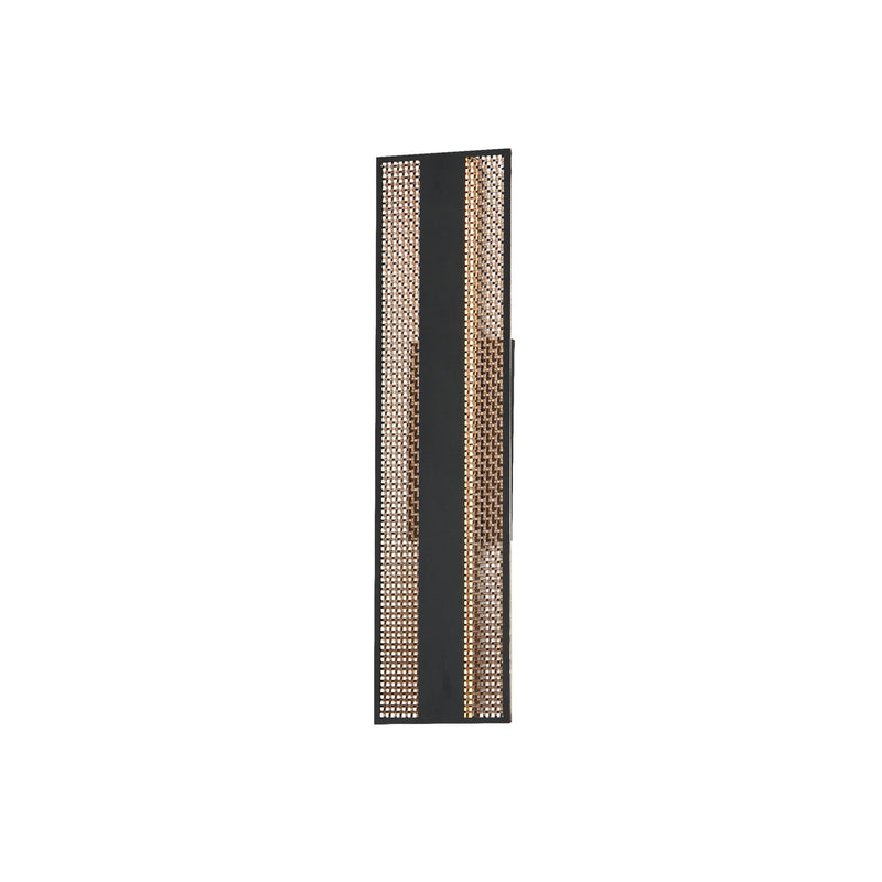 ET2 E30292-ACPBK LED Outdoor Wall Sconce, Black/Aged Copper