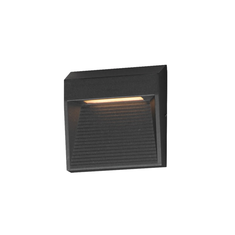 ET2 E41552-BK LED Outdoor Wall Sconce, Black