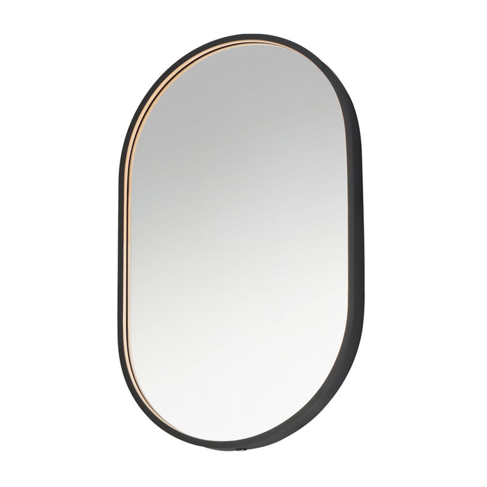 ET2 E42071-BK LED Mirror, Black