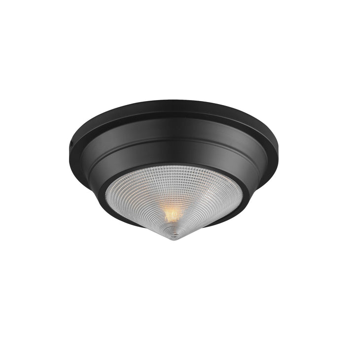 Maxim 10390PRBK One Light Flush Mount, Black
