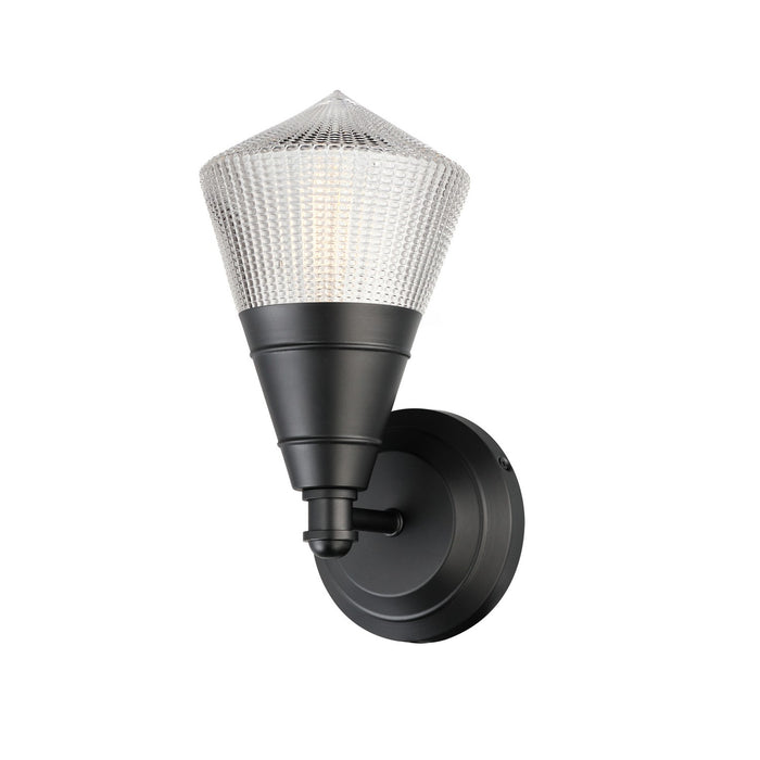 Maxim 10391PRBK One Light Wall Sconce, Black