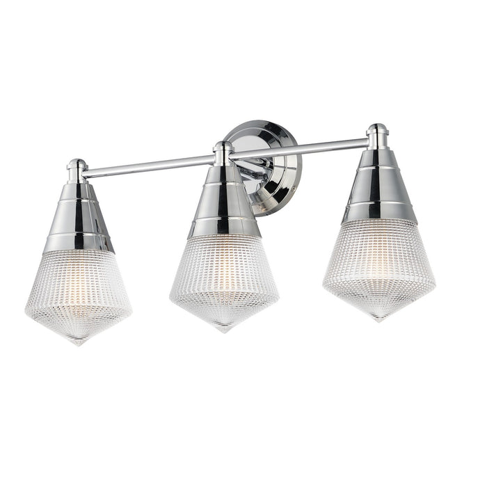 Maxim 10393PRPC Three Light Bath Vanity, Polished Chrome