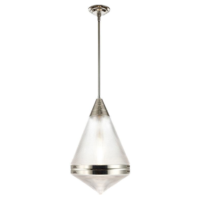 Maxim 10395PRPN One Light Pendant, Polished Nickel