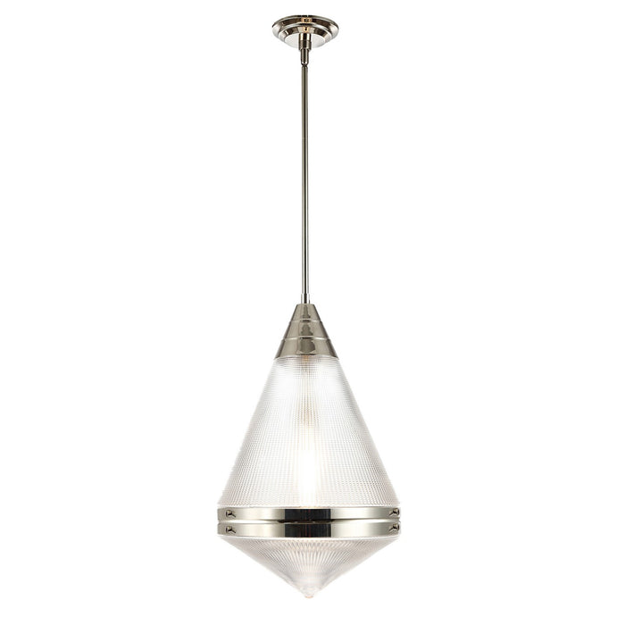 Maxim 10395PRPN One Light Pendant, Polished Nickel