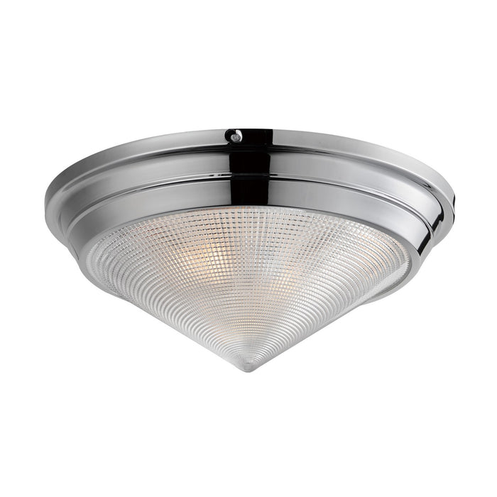 Maxim 10399PRPN Three Light Flush Mount, Polished Nickel