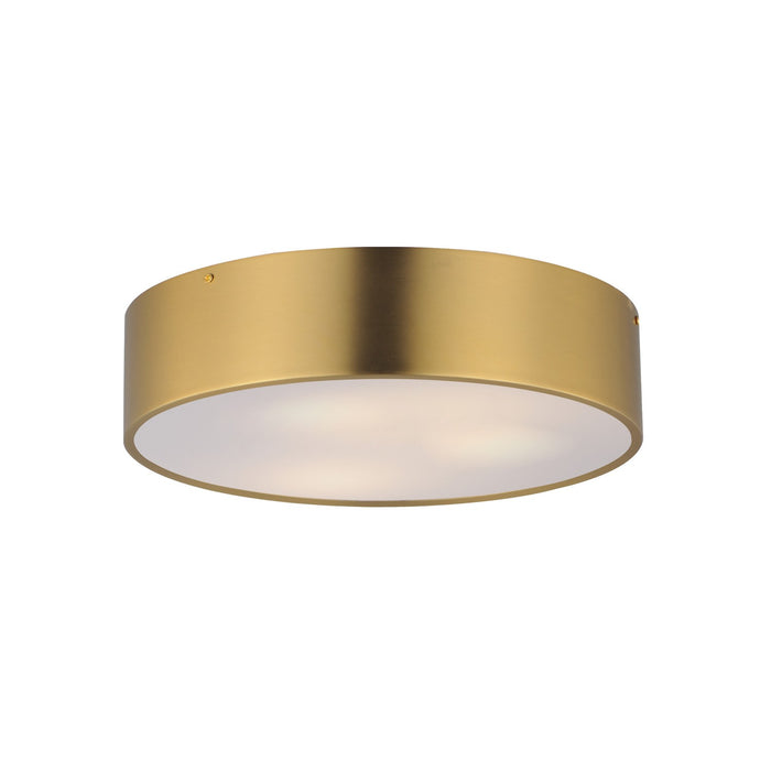 Maxim 10496WTSBR Three Light Surface Mount, Satin Brass