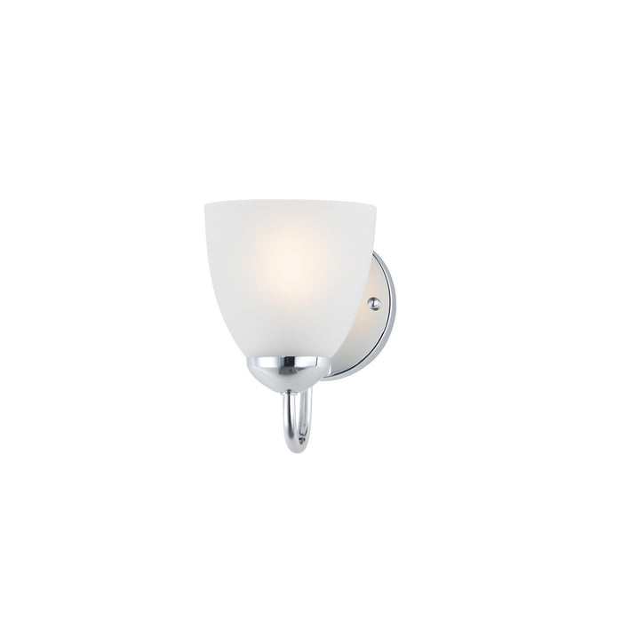 Maxim 11381FTPC One Light Bath Vanity, Polished Chrome