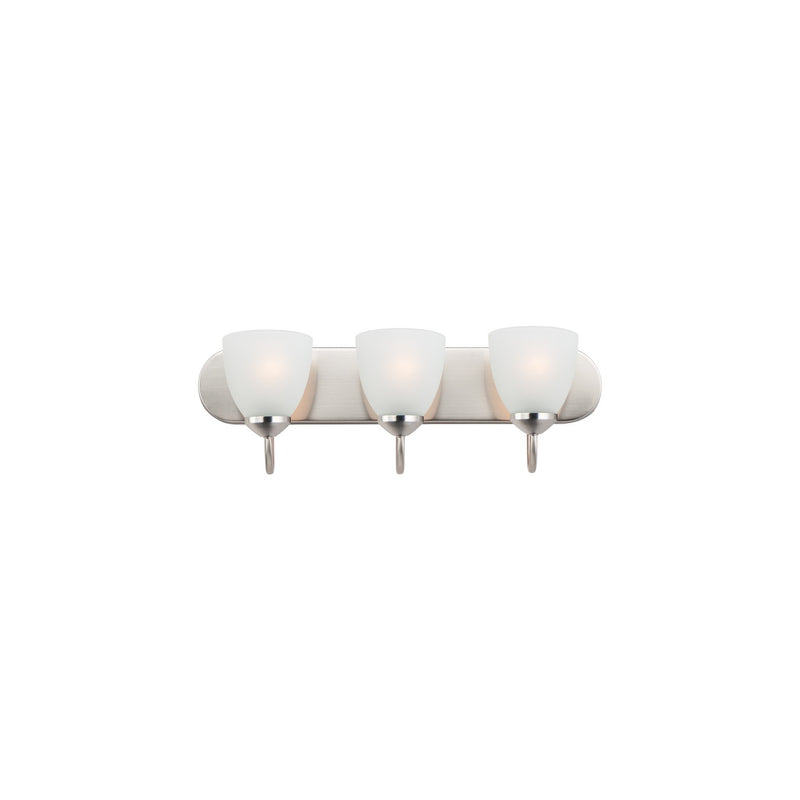 Maxim 11383FTPC Three Light Bath Vanity, Polished Chrome