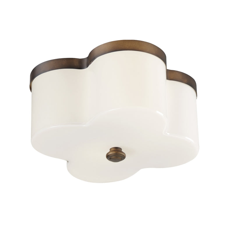 Maxim 12240WTANB Two Light Flush Mount, Antique Bronze
