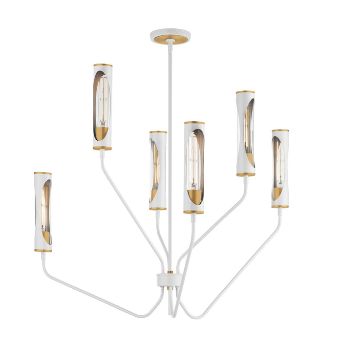 Maxim 16176CLLFGNAB LED Pendant, Light French Gray / Natural Aged Brass