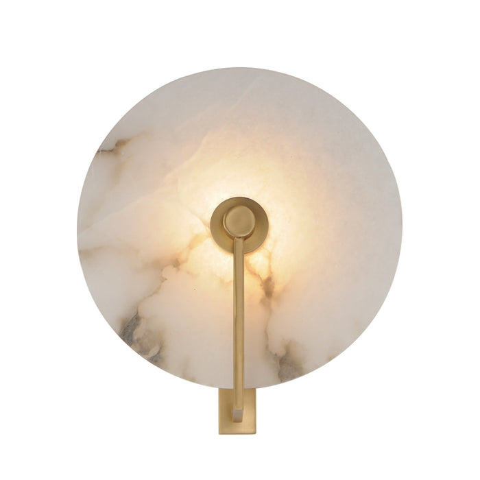 Maxim 18201WANAB LED Wall Sconce, Natural Aged Brass