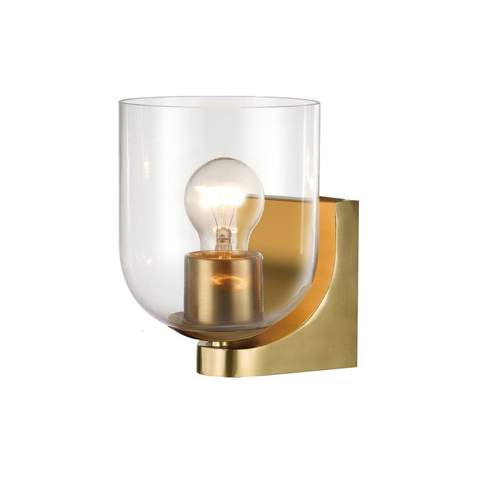 Maxim 21231CLNAB One Light Bath Vanity, Natural Aged Brass