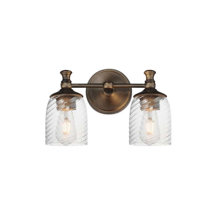 Maxim 21352CRANB Two Light Wall Sconce, Antique Bronze