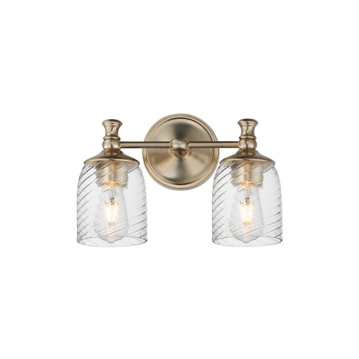 Maxim 21352CRSCH Two Light Wall Sconce, Satin Champagne