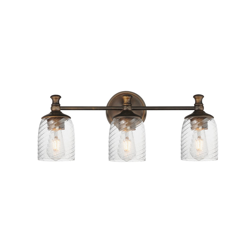 Maxim 21353CRANB Three Light Bath Vanity, Antique Bronze