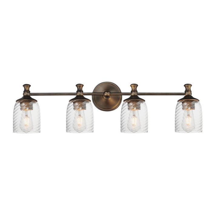 Maxim 21354CRANB Four Light Bath Vanity, Antique Bronze