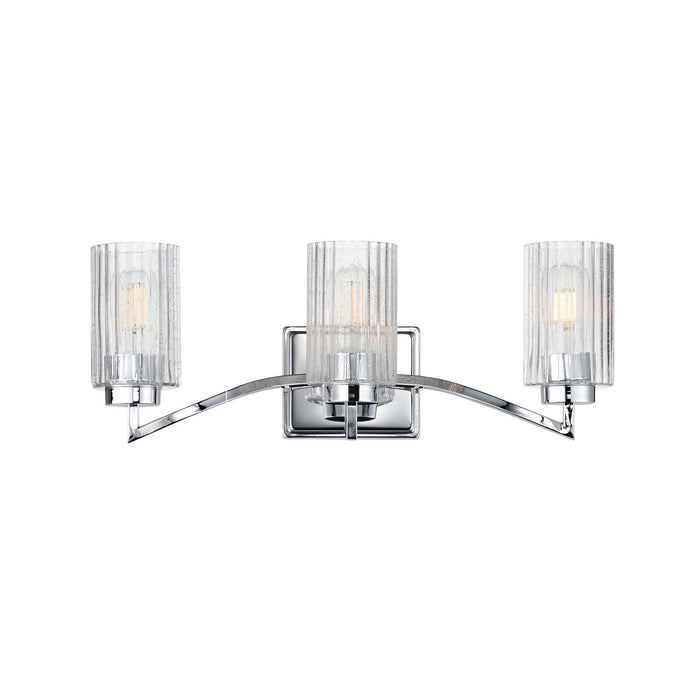 Maxim 21373CRPN Three Light Bath Vanity, Polished Nickel