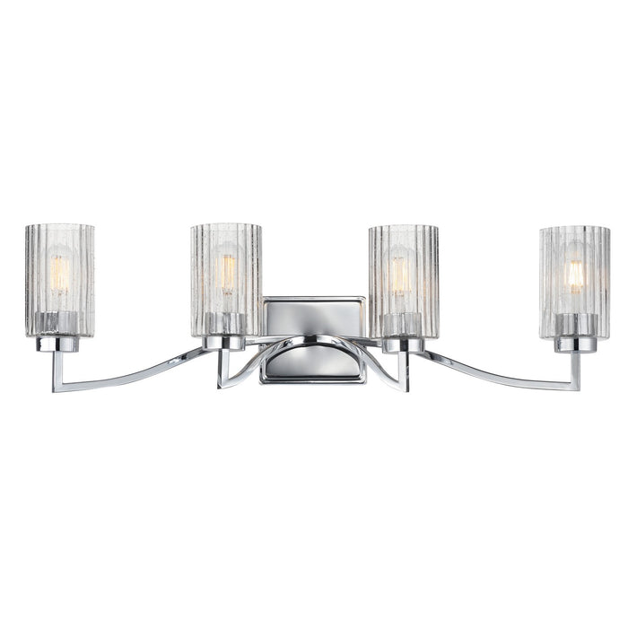 Maxim 21374CRPN Four Light Bath Vanity, Polished Nickel