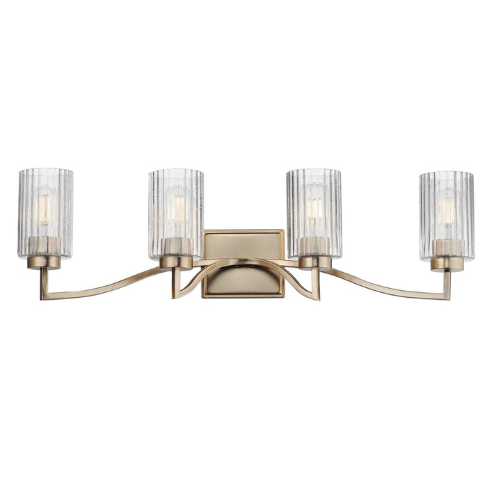 Maxim 21374CRSCH Four Light Bath Vanity, Satin Champagne