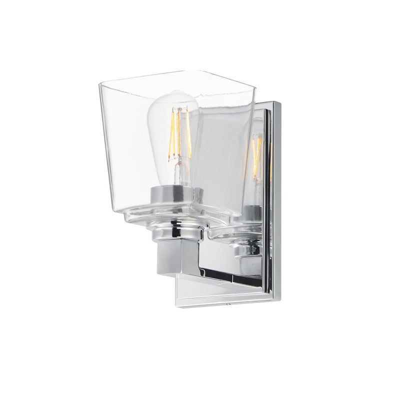 Maxim 21381CLPC One Light Wall Sconce, Polished Chrome