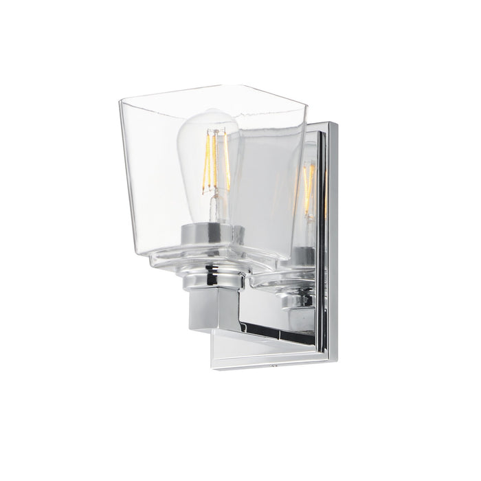 Maxim 21381CLPC One Light Wall Sconce, Polished Chrome