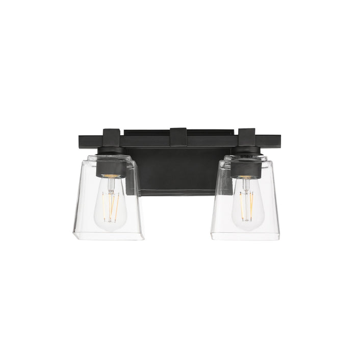 Maxim 21382CLBK Two Light Wall Sconce, Black