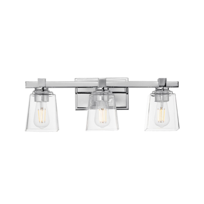 Maxim 21383CLPC Three Light Bath Vanity, Polished Chrome
