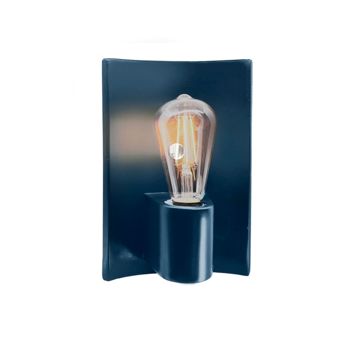 Justice Designs CER-7061-MID-NCKL One Light Wall Sconce, Midnight Sky