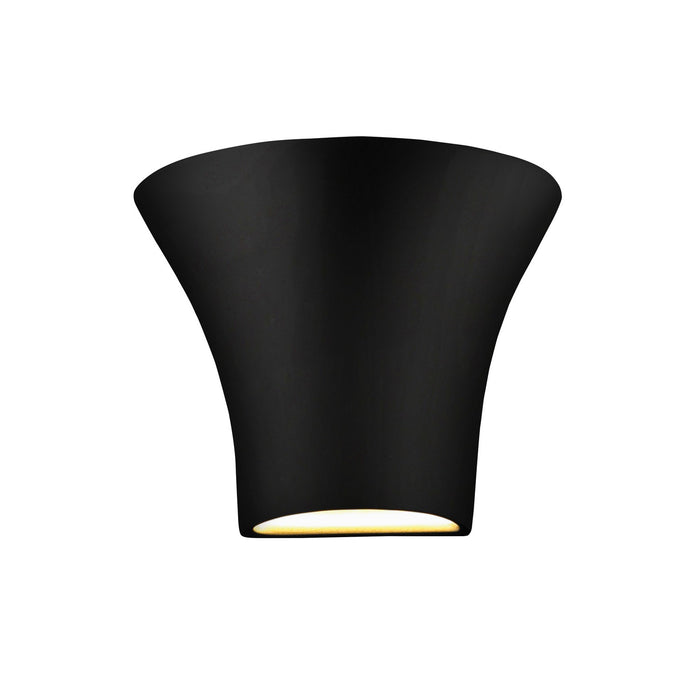 Justice Designs CER-8810-BLK Lantern, Gloss Black